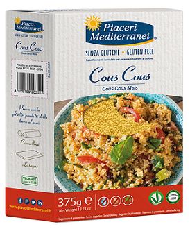 PIACERI MEDITERRANEI COUS COUS DI MAIS 375 G - maxifarmacia.it