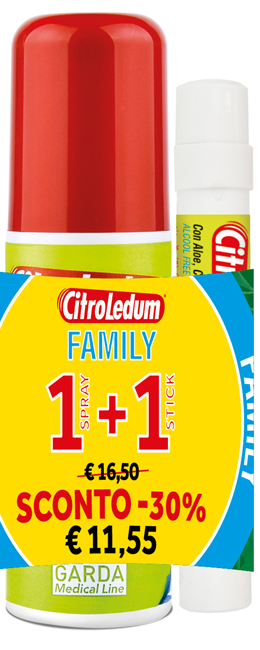 CITROLEDUM FAMILY KIT SPRAY 75 ML + STICK 10 ML - maxifarmacia.it