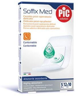 PIC SOFFIX MED 5 CEROTTI IN TNT 10X12 CM - maxifarmacia.it