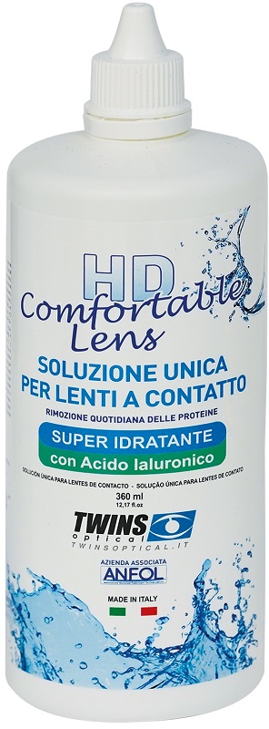 HD COMFORT LENS SOLUZIONE UNICA PER LENTI A CONTATTO 360 ML - maxifarmacia.it