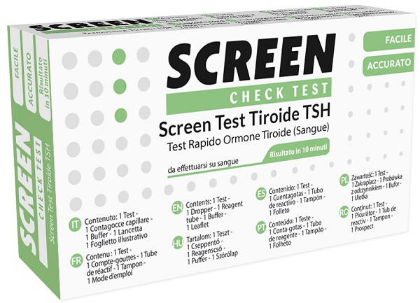 SCREEN TEST RAPIDO ORMONE TIROIDE-STIMOLANTE TSH NEL SANGUE - maxifarmacia.it
