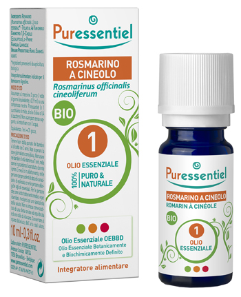 PURESSENTIEL ROSMARINO CINEOLO OLIO ESSENZIALE BIO 10 ML - maxifarmacia.it