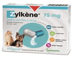 ZYLKENE CANI E GATTI FINO A 10KG 20 CAPSULE 75 MG - maxifarmacia.it