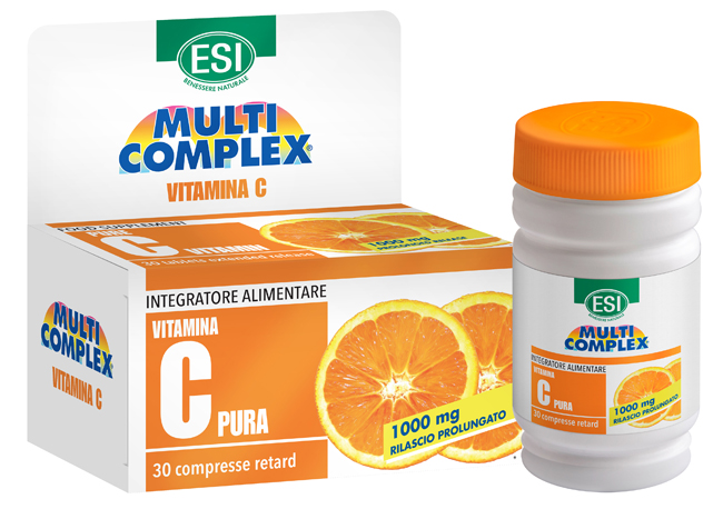 ESI MULTICOMPLEX VITAMINA C PURA RETARD 30 COMPRESSE - maxifarmacia.it