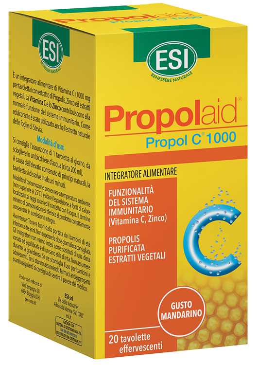 ESI PROPOLAID C 1000 20 TAVOLETTE EFFERVESCENTI - maxifarmacia.it