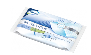 TENA WET WASH GLOVE GUANTO DETERGENTE UMIDIFICATO 8 PEZZI - maxifarmacia.it