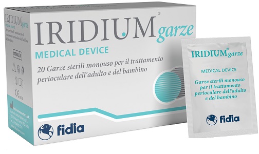 IRIDIUM GARZA OCULARE MEDICATA IN TESSUTO NON TESSUTO 20 PEZZI - maxifarmacia.it