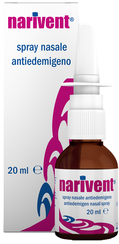SPRAY NASALE ANTIEDEMIGENO NARIVENT FLACONE 20 ML - maxifarmacia.it