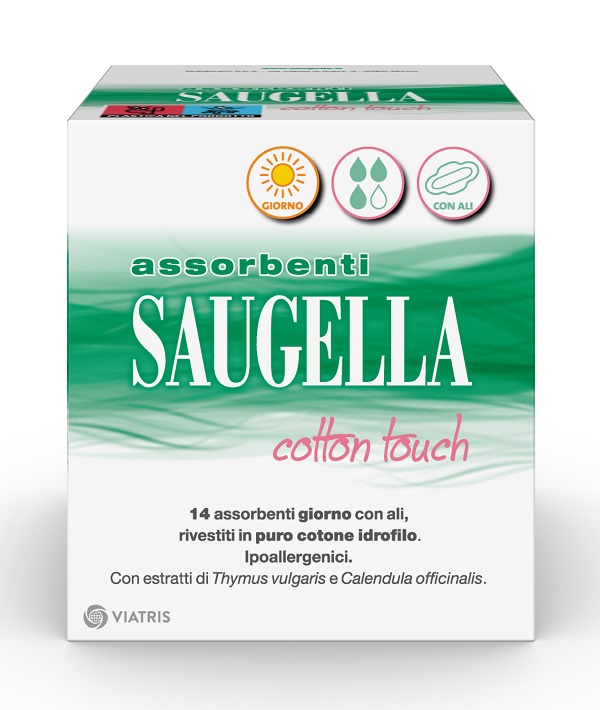 SAUGELLA COTTON TOUCH 14 ASSORBENTI GIORNO - maxifarmacia.it
