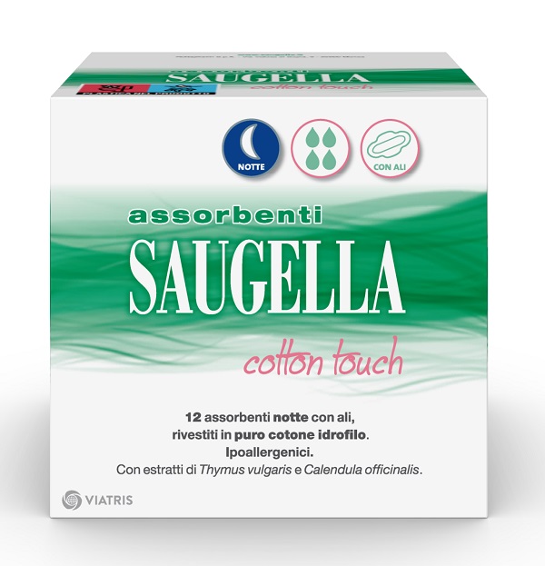 SAUGELLA COTTON TOUCH 12 ASSORBENTI NOTTE  - maxifarmacia.it