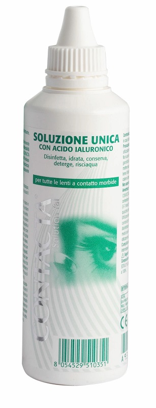 SOLUZIONE OCULARE CON ACIDO IALURONICO CONTACTA 100 ML MARCHIO CE - maxifarmacia.it