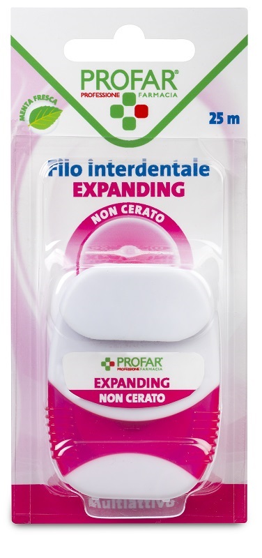 FILO INTERDENTALE EXPANDING 25 M PROFAR - maxifarmacia.it