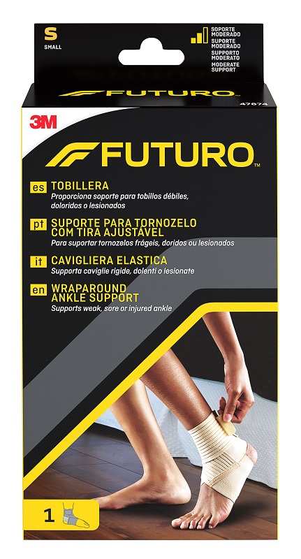 CAVIGLIERA ELASTICA FUTURO SMALL DIMENSIONE 18/20,5CM - maxifarmacia.it