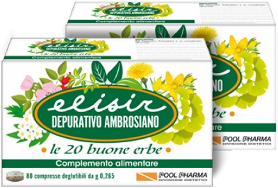 ELISIR DEPURATIVO AMBROSIANO 20 COMPRESSE 5,3 G - maxifarmacia.it