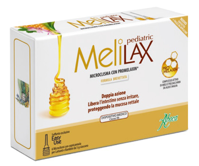 ABOCA MELILAX PEDIATRIC MICROCLISMI 6 PEZZI 5 G - maxifarmacia.it
