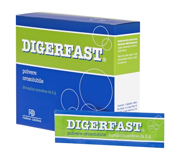 DIGERFAST POLVERE 24 BUSTINE MONODOSE 2 G - maxifarmacia.it