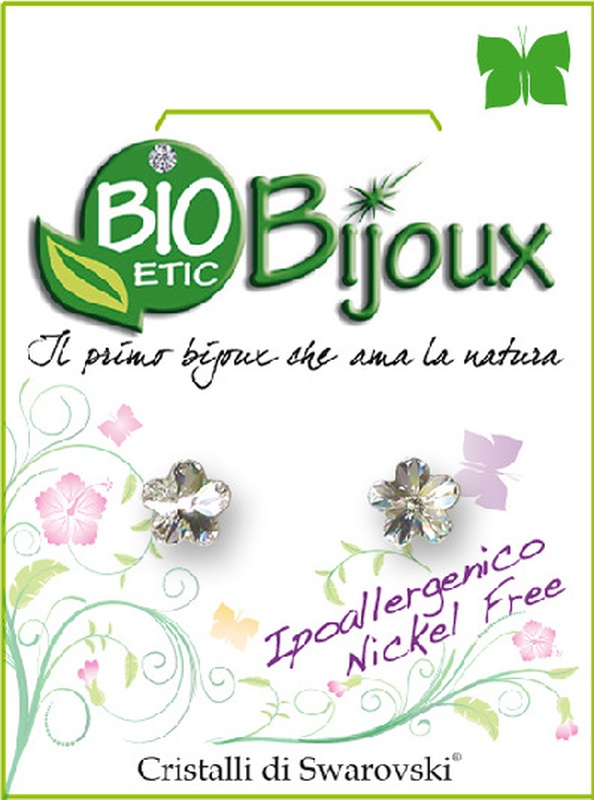 ORECCHINO FIORE 6MM CRYSTAL - maxifarmacia.it