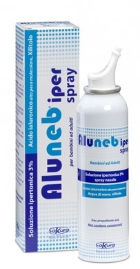 ALUNEB SOLUZIONE IPERTONICA 3% SPRAY NASALE 125 ML - maxifarmacia.it