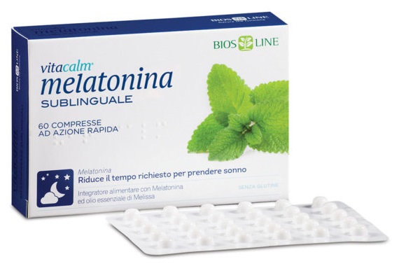 BIOS LINE VITACALM MELATONINA SUBLINGUALE DA 60 COMPRESSE - maxifarmacia.it
