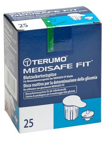 DISCO PER LA DETERMINAZIONE DELLA GLICEMIA MEDISAFE FIT 25 PEZZI - maxifarmacia.it