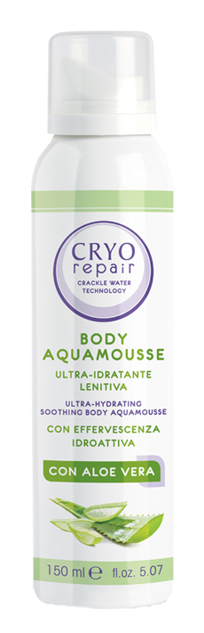 CRYO REPAIR BODY AQUAMOUSSE ULTRA IDRATANTE E LENITIVA CON ALOE VERA 150 ML - maxifarmacia.it