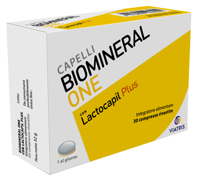 BIOMINERAL ONE LACTOCAPIL PLUS DA 30 COMPRESSE - maxifarmacia.it