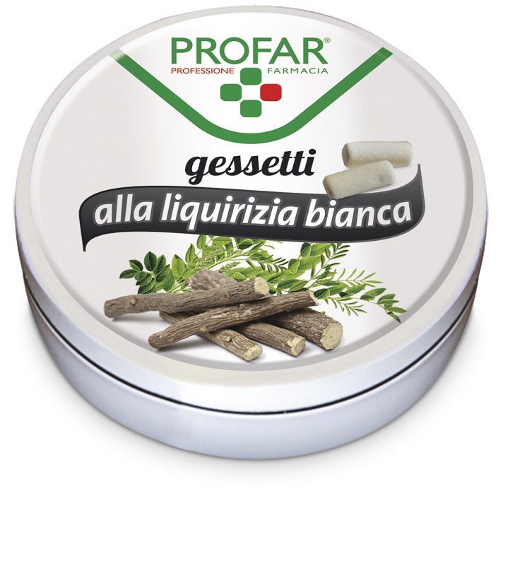 PROFAR GESSETTI LIQUIRIZIA BIANCHI 40 G - maxifarmacia.it