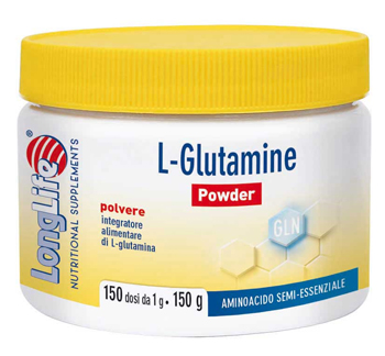 LONGLIFE L-GLUTAMINE POWDER 150 G - maxifarmacia.it