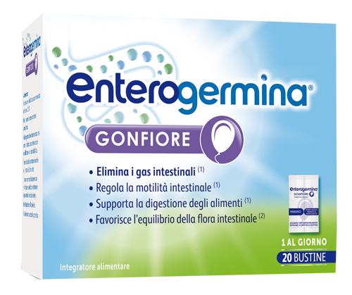 ENTEROGERMINA GONFIORE 20 BUSTINE BIPARTITE - maxifarmacia.it