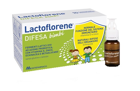 LACTOFLORENE DIFESA BAMBINI 10 FLACONCINI - maxifarmacia.it