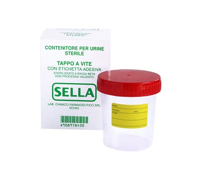 CONTENITORE PER URINA URIN TEST VACUUM STERILE 150ML - maxifarmacia.it