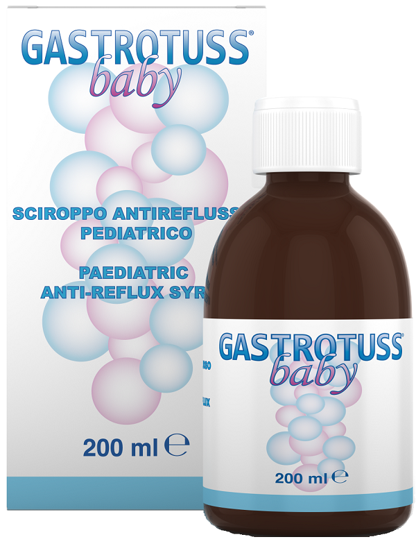BABY SCIROPPO ANTIREFLUSSO GASTROTUSS 200 ML - maxifarmacia.it
