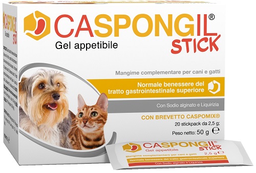 CASPONGIL STICK GEL APPETIBILE 20 STICKPACK DA 2,5 G - maxifarmacia.it