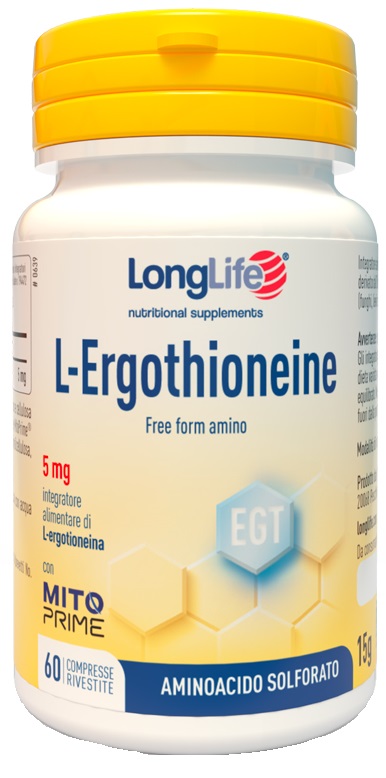 LONGLIFE L-ERGOTHIONEINE 60 COMPRESSE - maxifarmacia.it