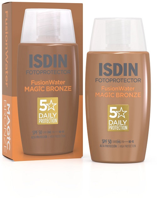 FUSION WATER MAGIC COLOR BRONZE SPF50 50 ML - maxifarmacia.it