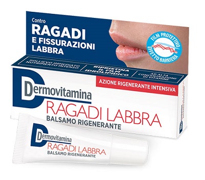 DERMOVITAMINA RAGADI LABBRA BALSAMO RIGENERANTE 8 ML - maxifarmacia.it