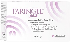 FARINGEL PLUS 20 STICK PACK 7 ML - maxifarmacia.it