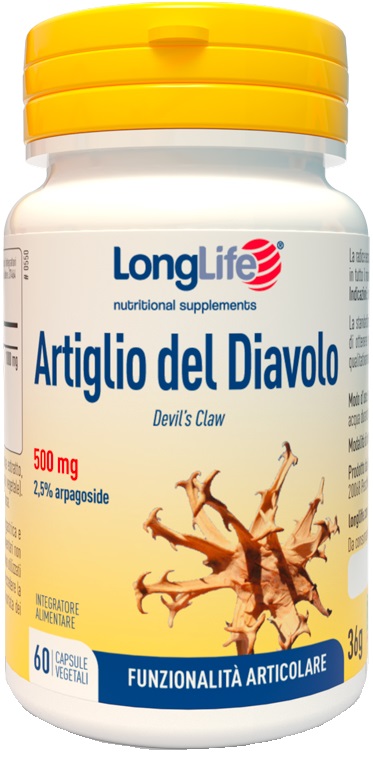 LONGLIFE ARTIGLIO DEL DIAVOLO 2% 60 CAPSULE - maxifarmacia.it