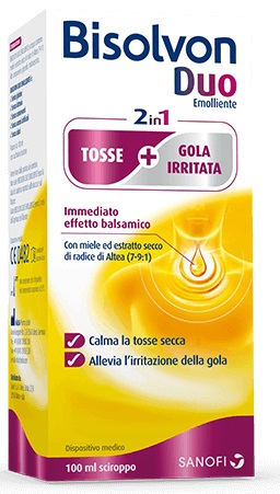 BISOLVON DUO SCIROPPO EMOLLIENTE 100 ML - maxifarmacia.it