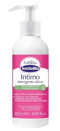 EUPHIDRA AMIDOMIO DETERGENTE INTIMO ATTIVO 250 ML - maxifarmacia.it
