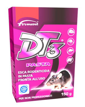 DT3 PASTA ESCA RODENTICIDA PRONTA ALL'USO 150 G - maxifarmacia.it