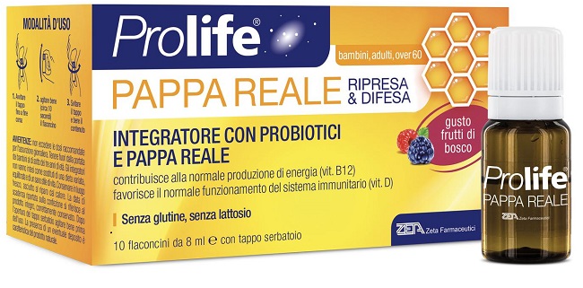 PROLIFE PAPPA REALE 10 FLACONI DA 8 ML - maxifarmacia.it