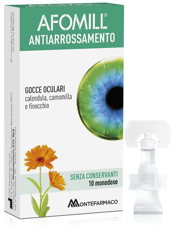 AFOMILL ANTIARROSSAMENTO SENZA CONSERVANTI 10 FIALE DA 0,5 ML - maxifarmacia.it