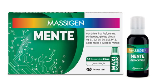 MASSIGEN MENTE 10 FLACONI DA 25 ML - maxifarmacia.it