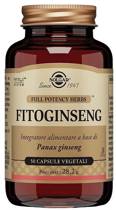 FITOGINSENG 50 CAPSULE VEGETALI - maxifarmacia.it