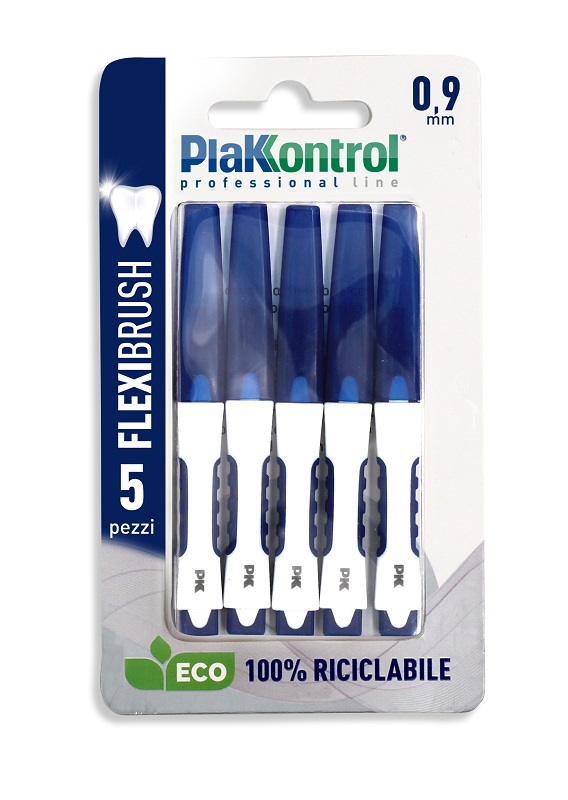 PLAKKONTROL FLEXIBRUSH SCOVOLINI INTERDENTALI 0,9 5 PEZZI - maxifarmacia.it