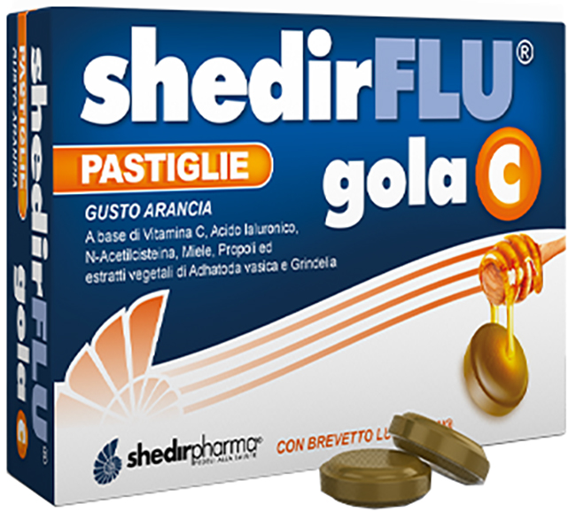 SHEDIRFLU GOLA C ARANCIA 36 PASTIGLIE - maxifarmacia.it