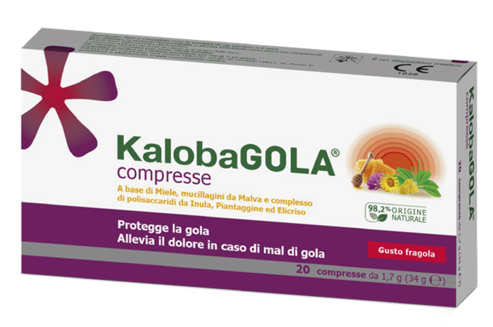 KALOBAGOLA 20 COMPRESSE FRAGOLA - maxifarmacia.it