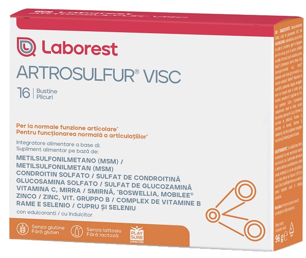 ARTROSULFUR VISC 16 BUSTINE DA 6 G - maxifarmacia.it