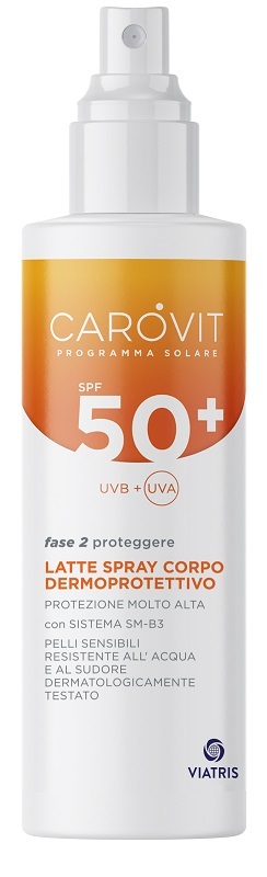 CAROVIT PROGRAMMA SOLARE LATTE CORPO SPF50+ 200 ML - maxifarmacia.it